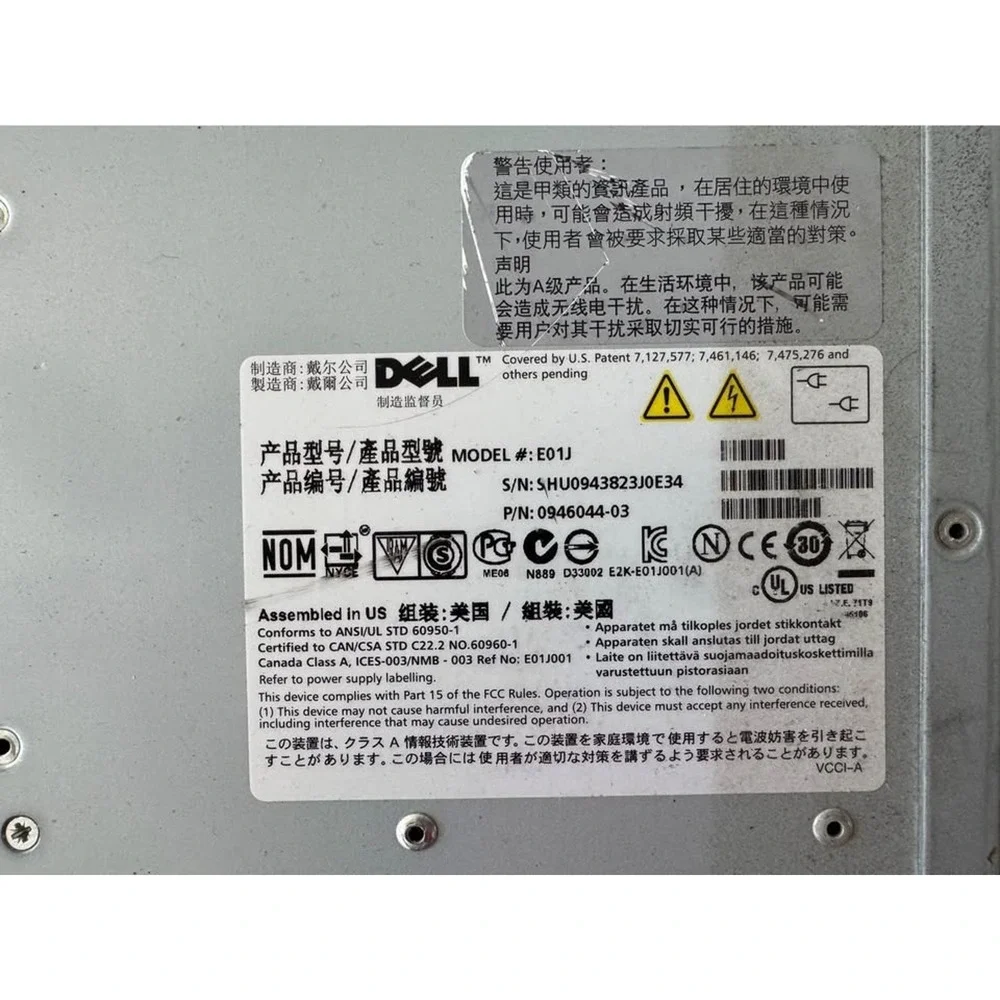 Dell EqualLogic PS6010XV 16x 600GB 15K SAS PS6010 iSCSI Storage System Ethernet